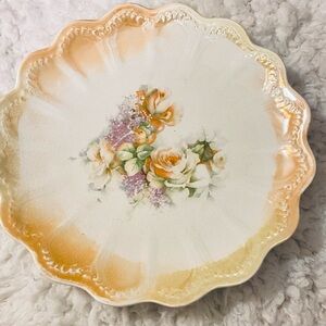 Antique Scalloped Edge Plate